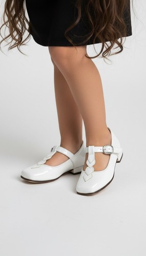 White black patent girls - ,