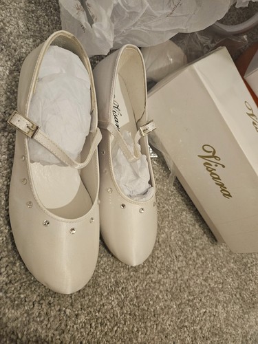 White satin size communion - satin,