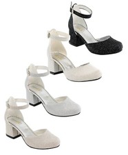 Girls Dress Shoes Block Heels