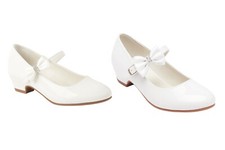 Girls High Heel Patent Mary