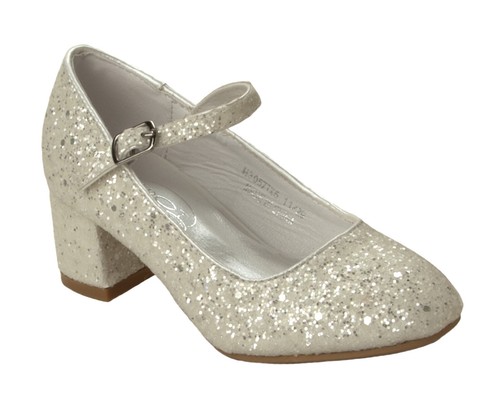 Girls white glitter - girls,