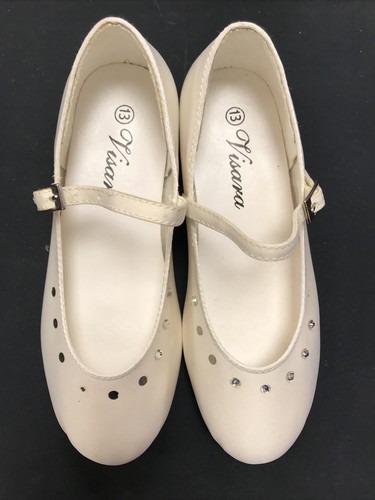 Cream ivory canvas girls - canvas,