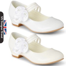 Girls Communion Shoes Flower