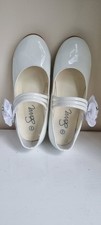  Girls White Shoes Size 2 UK