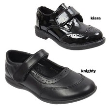 Girls Black School Shoes Kids